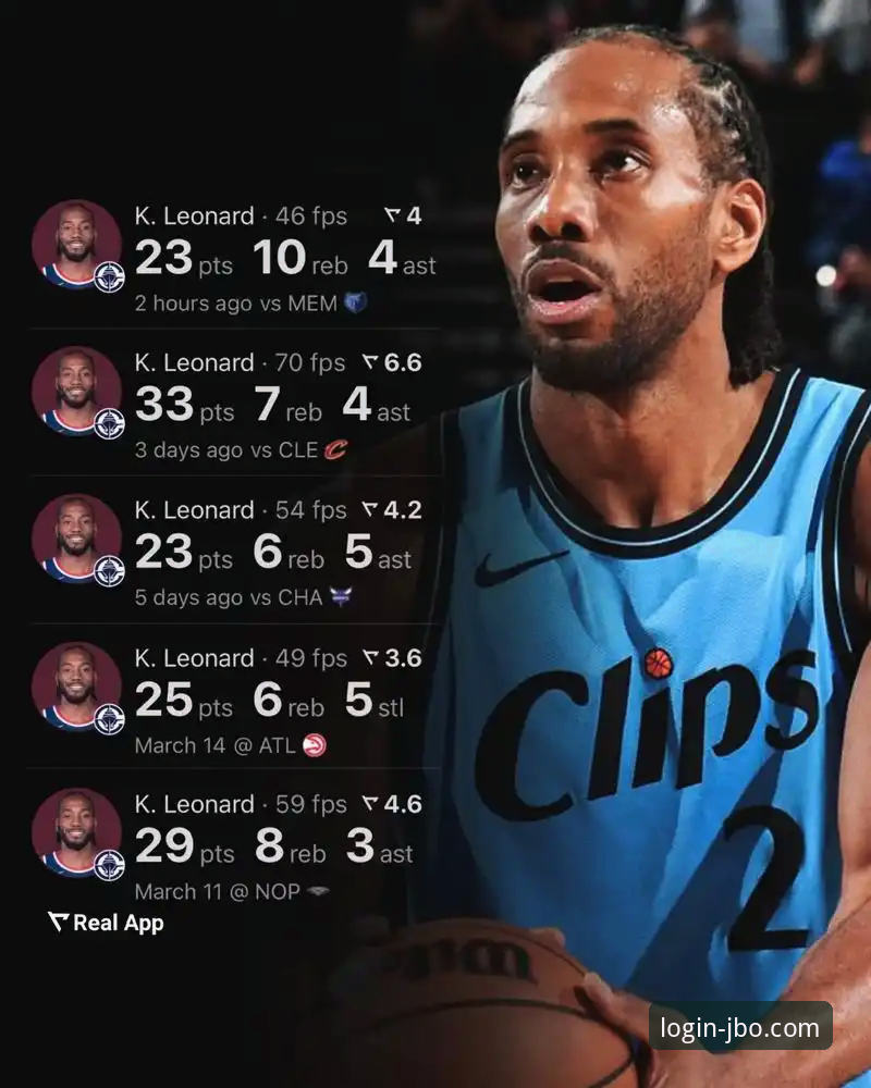 赛后解读伦纳德伤情：从快船失利中掌握NBA赛事分析的关键技巧
